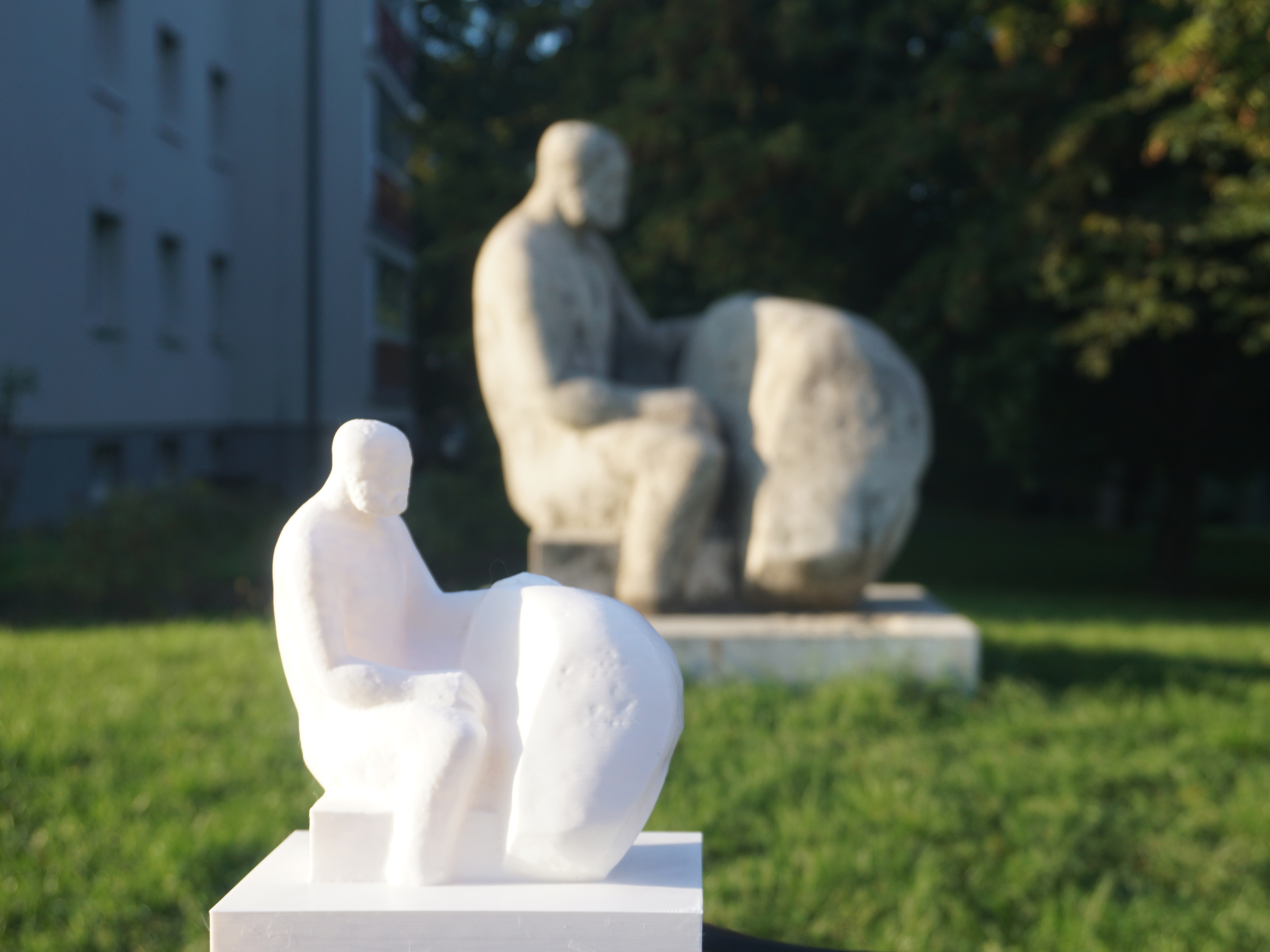 Marie Učíková - Man with a stone (photogrammetry)