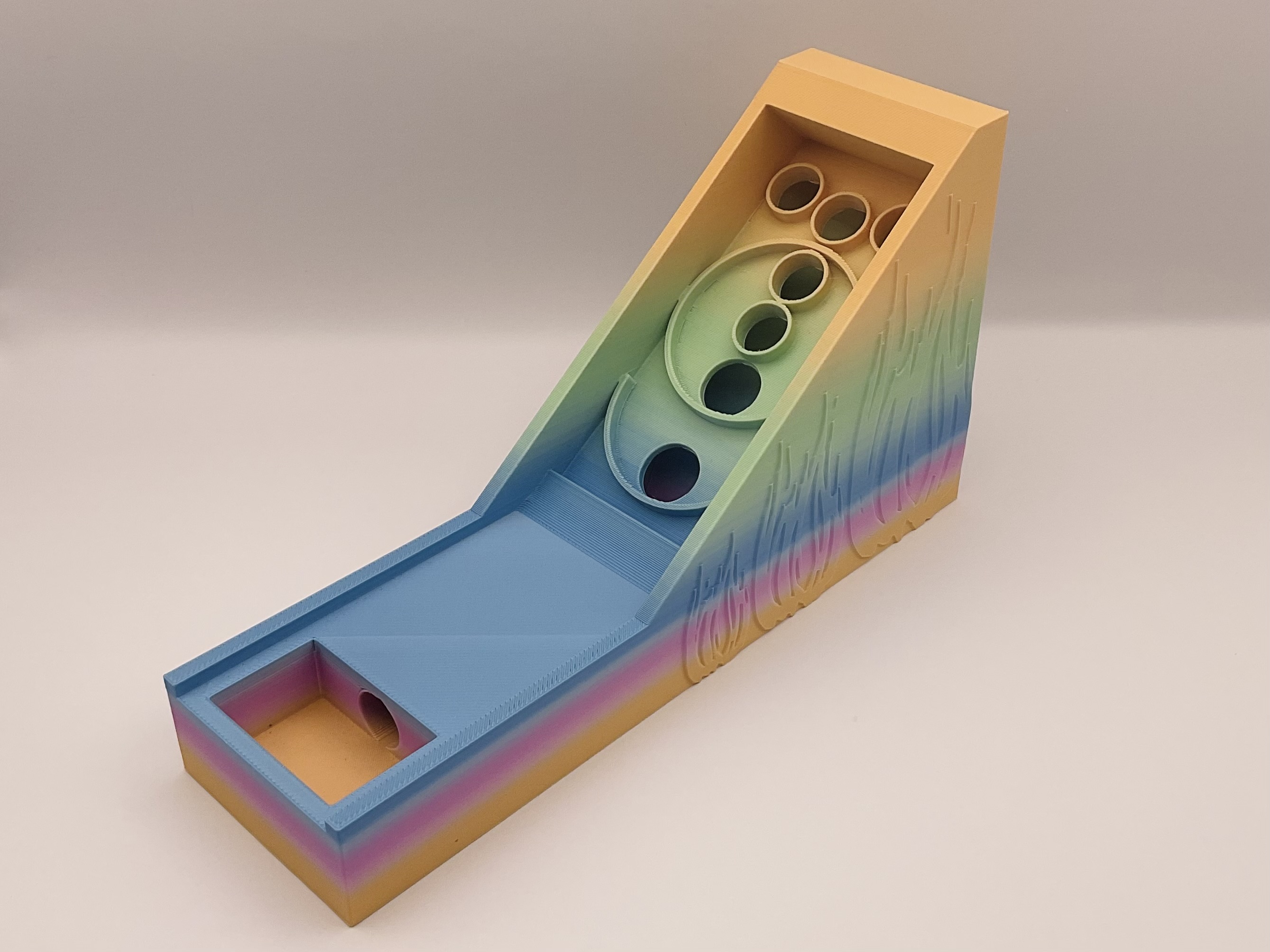 Print-in-place Mini Skee-Ball Machine V2