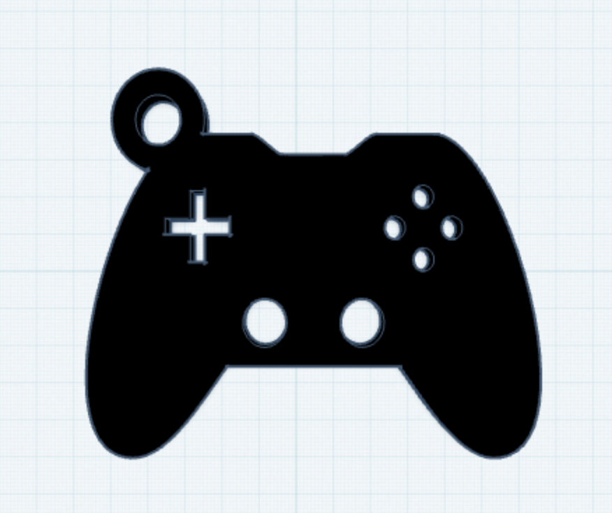 Gamer Controller Keychain