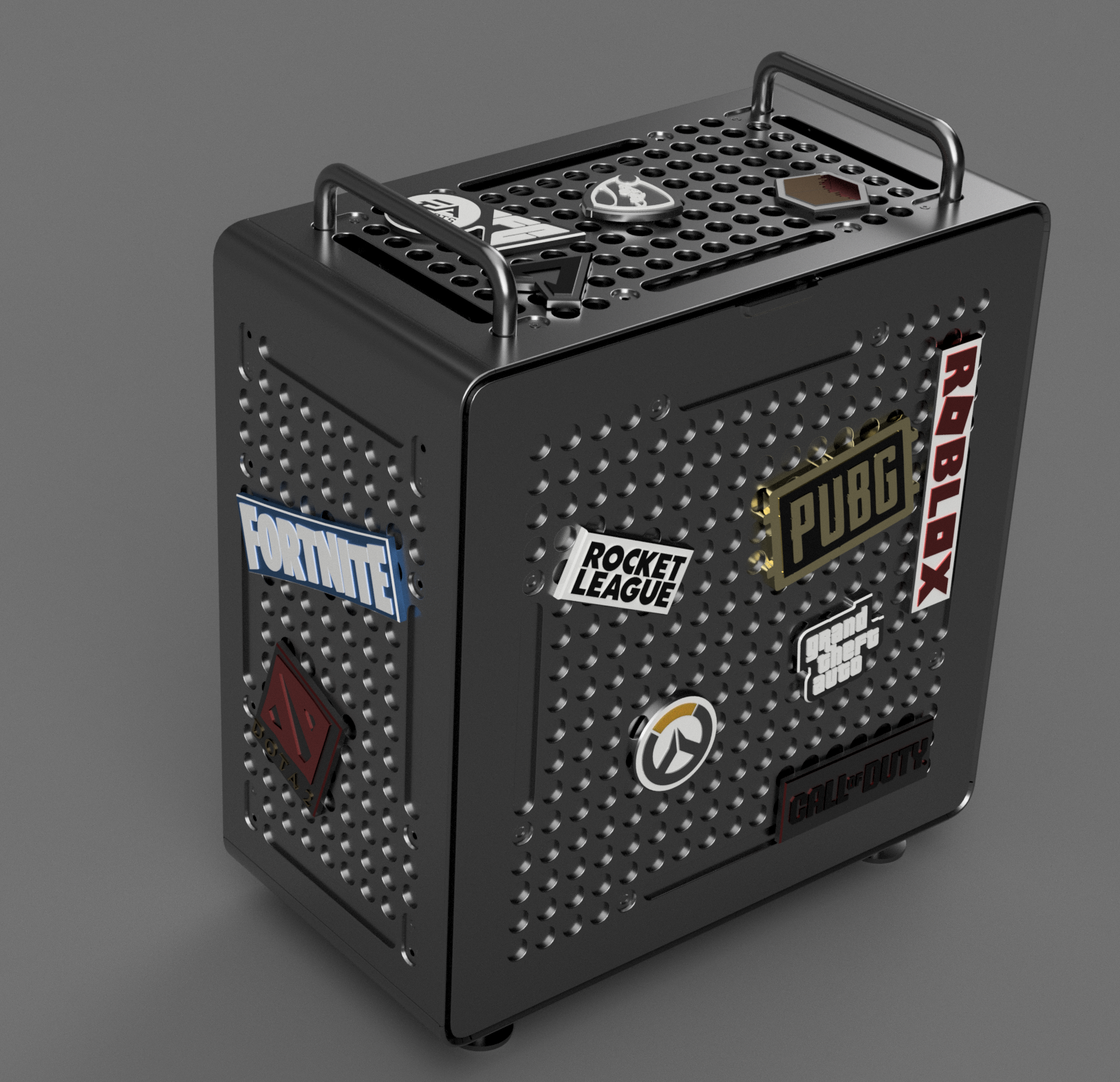Cooler Master Qube 540 Gaming Decals