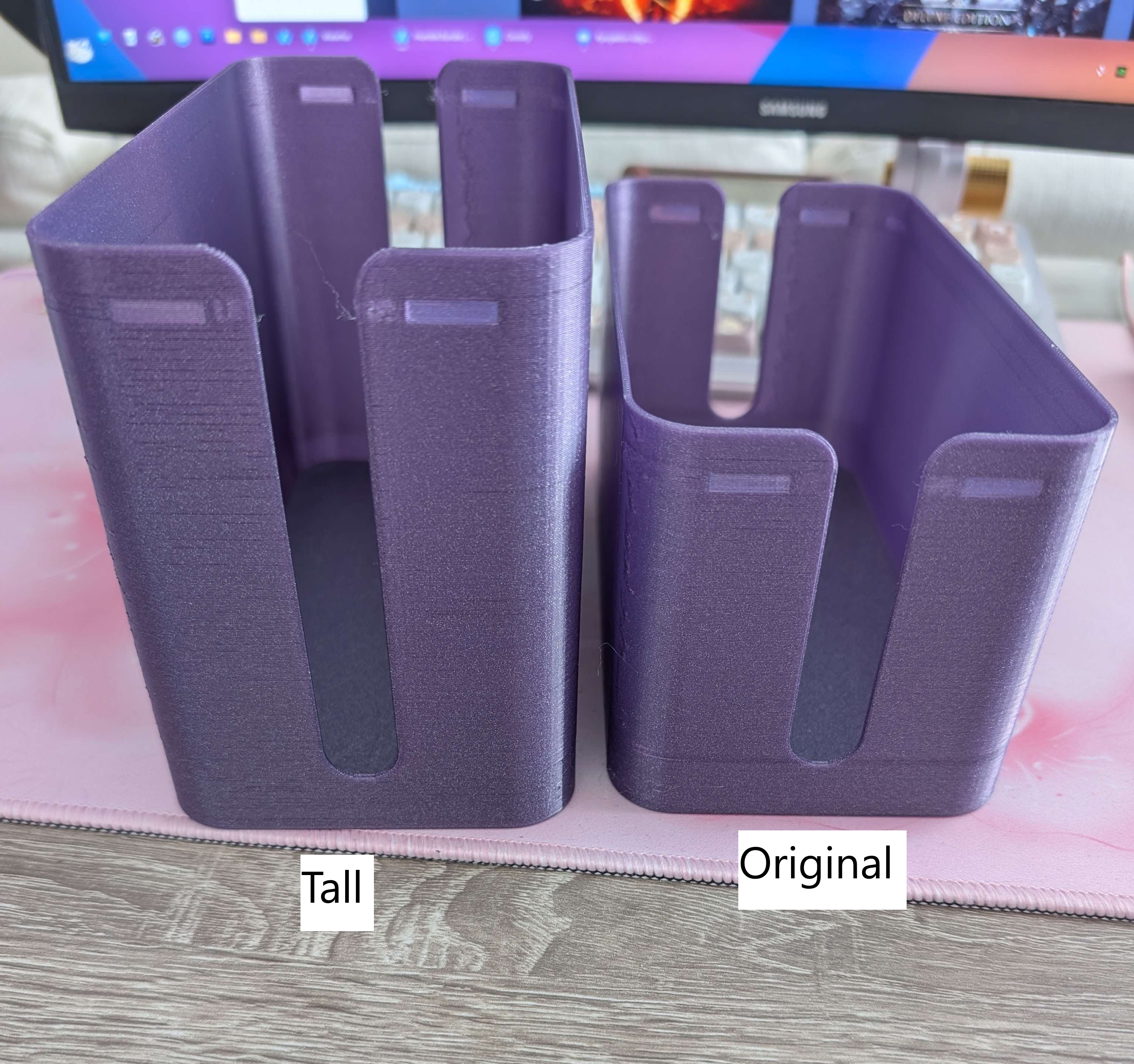 Tall cable management box