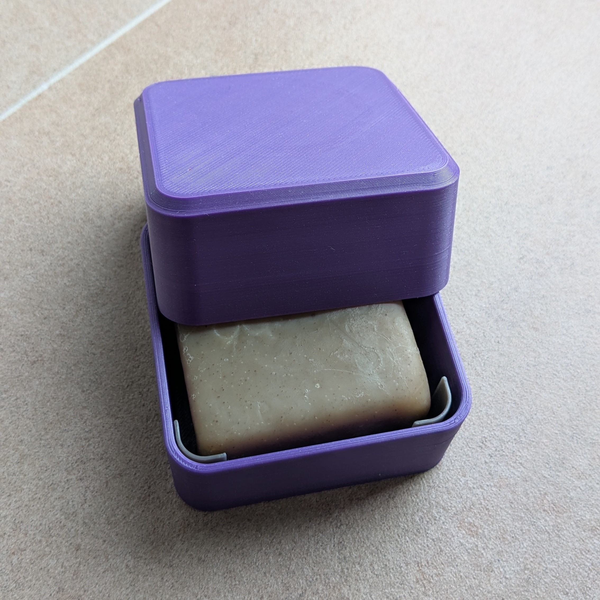 Travel Soap Dish, Neat and Compact when traveling and Using - Single color parametric