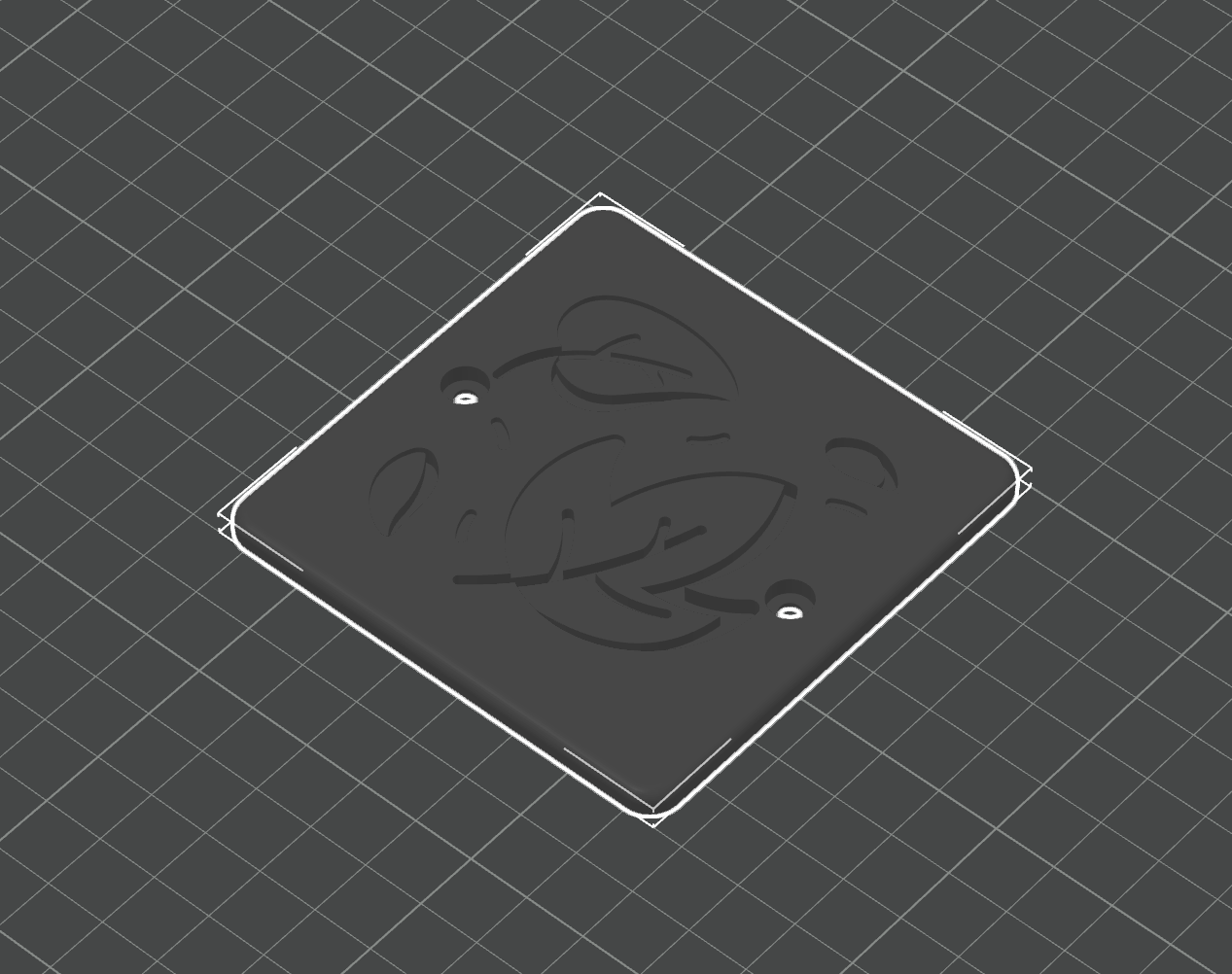 Decorative 80x80mm Electrical Box Cover