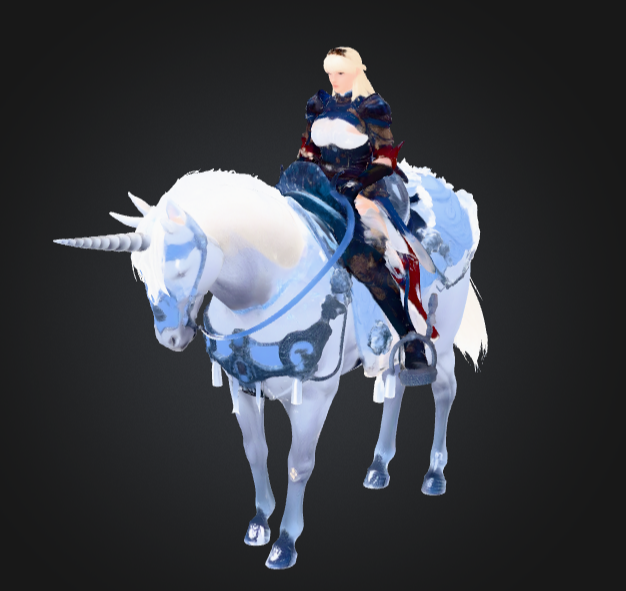 Seraph on unicorn