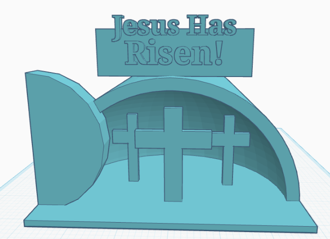 Jesus Has Risen Tomb (Easter Entry)