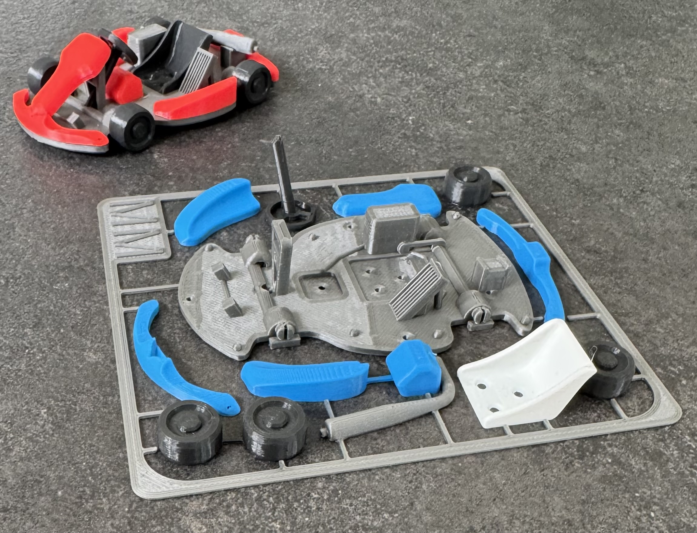 GO Kart kit card