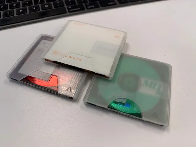 Minidisc Sleeve Case - Slim (Maxell, Sony versions)