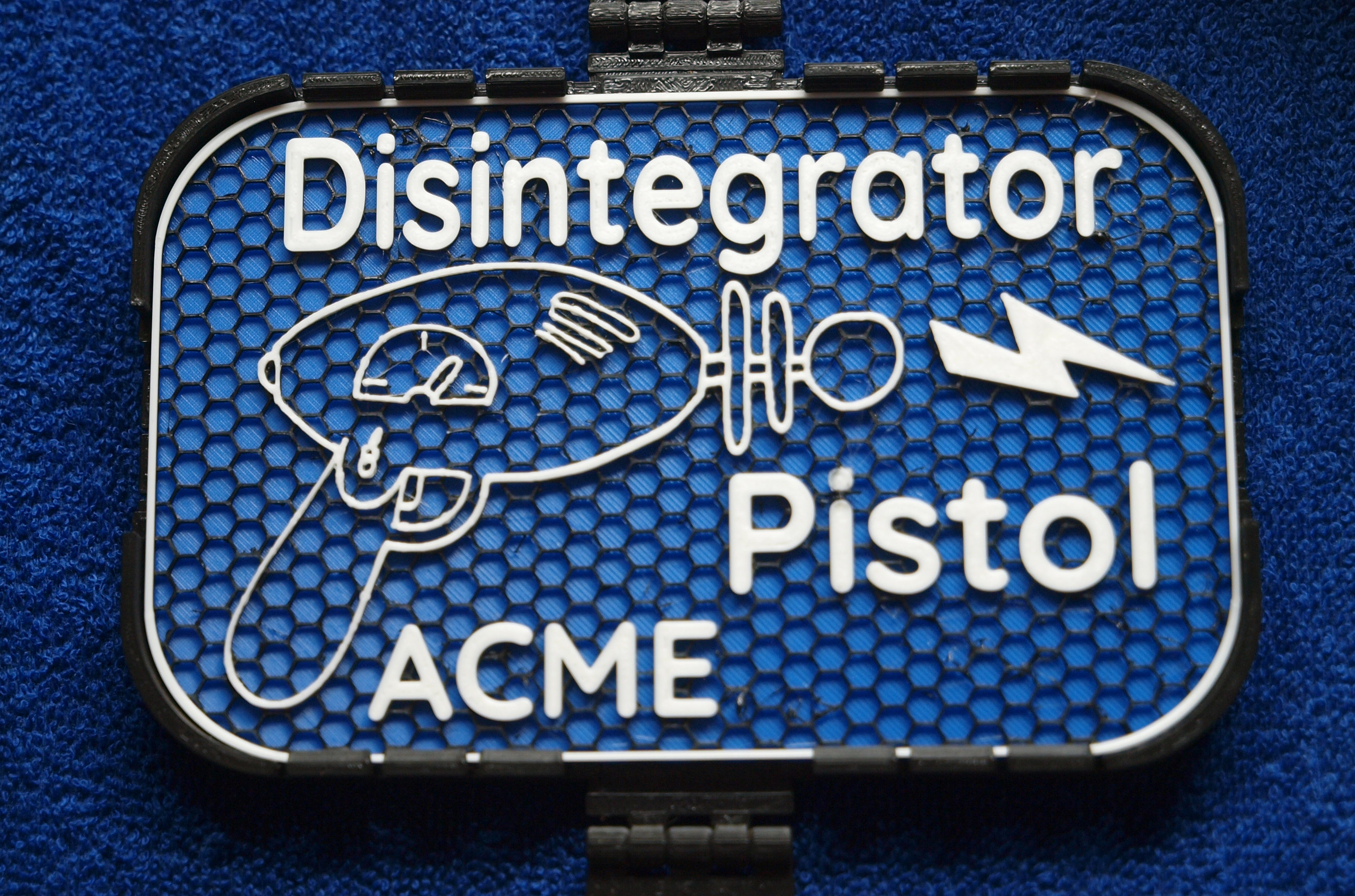 ACME Disintegrator Pistol sign