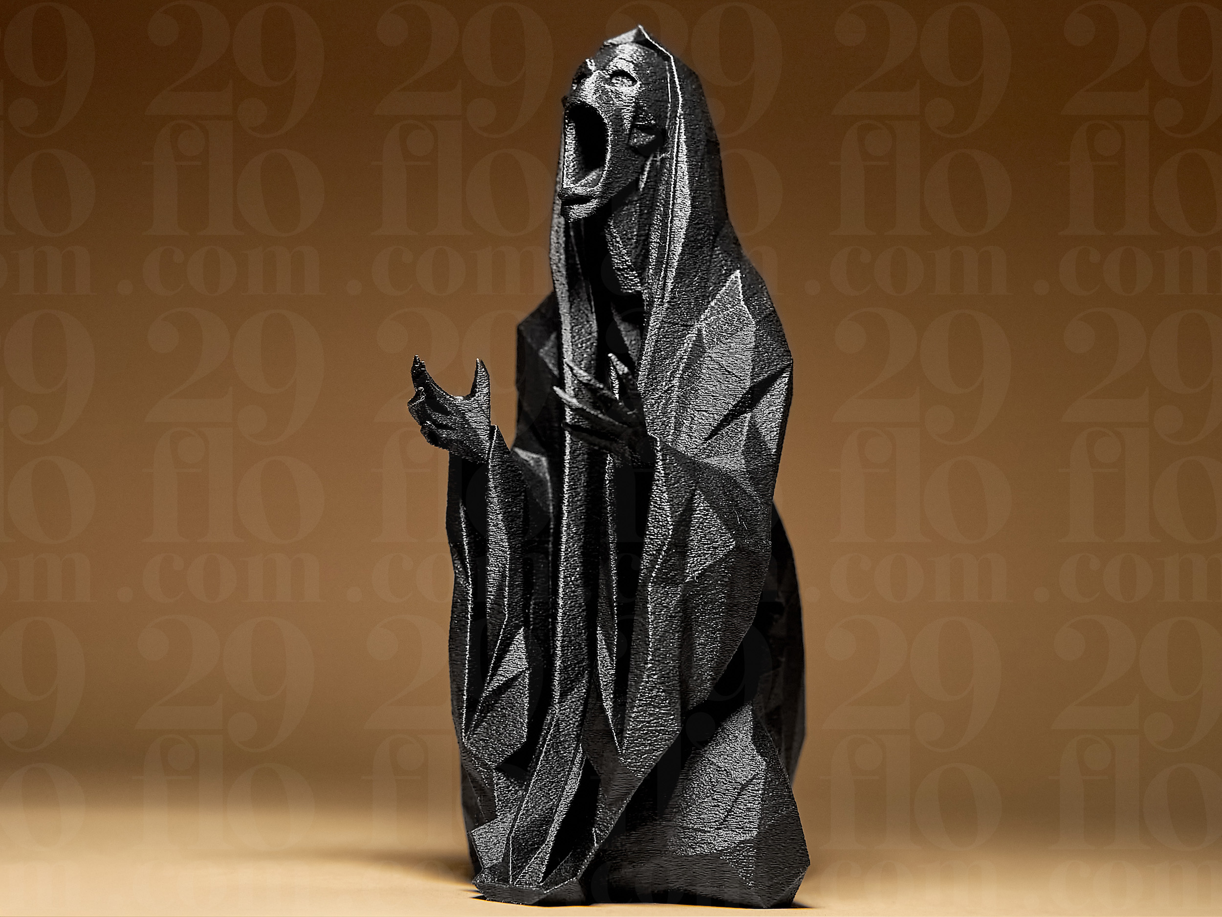 Geometric Creepy Figurine