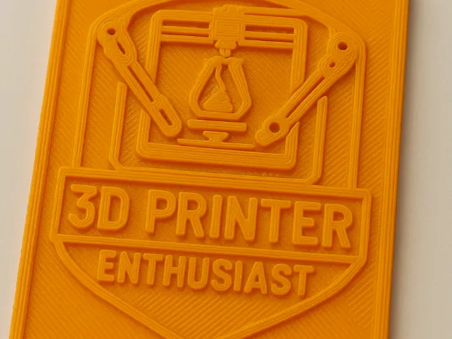 3D Printer Enthusiast Badge