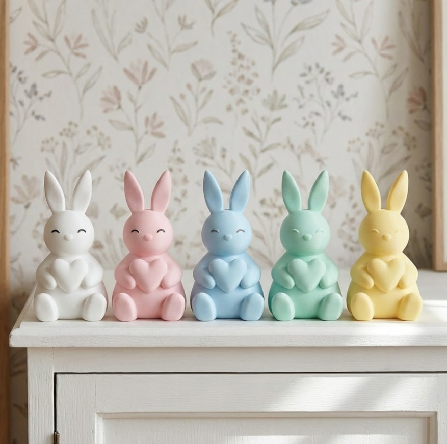 Heart Bunny ♡ - Easter Decor (AMS & NO AMS)