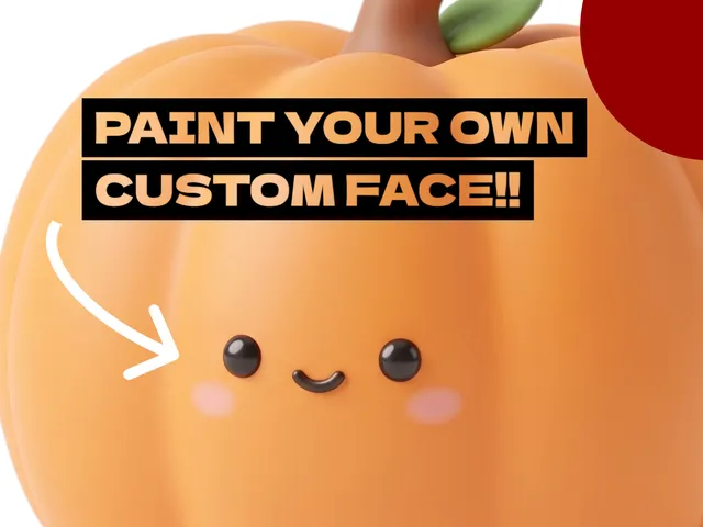 Cute Pumpkin - (Minimalistic Figurine)