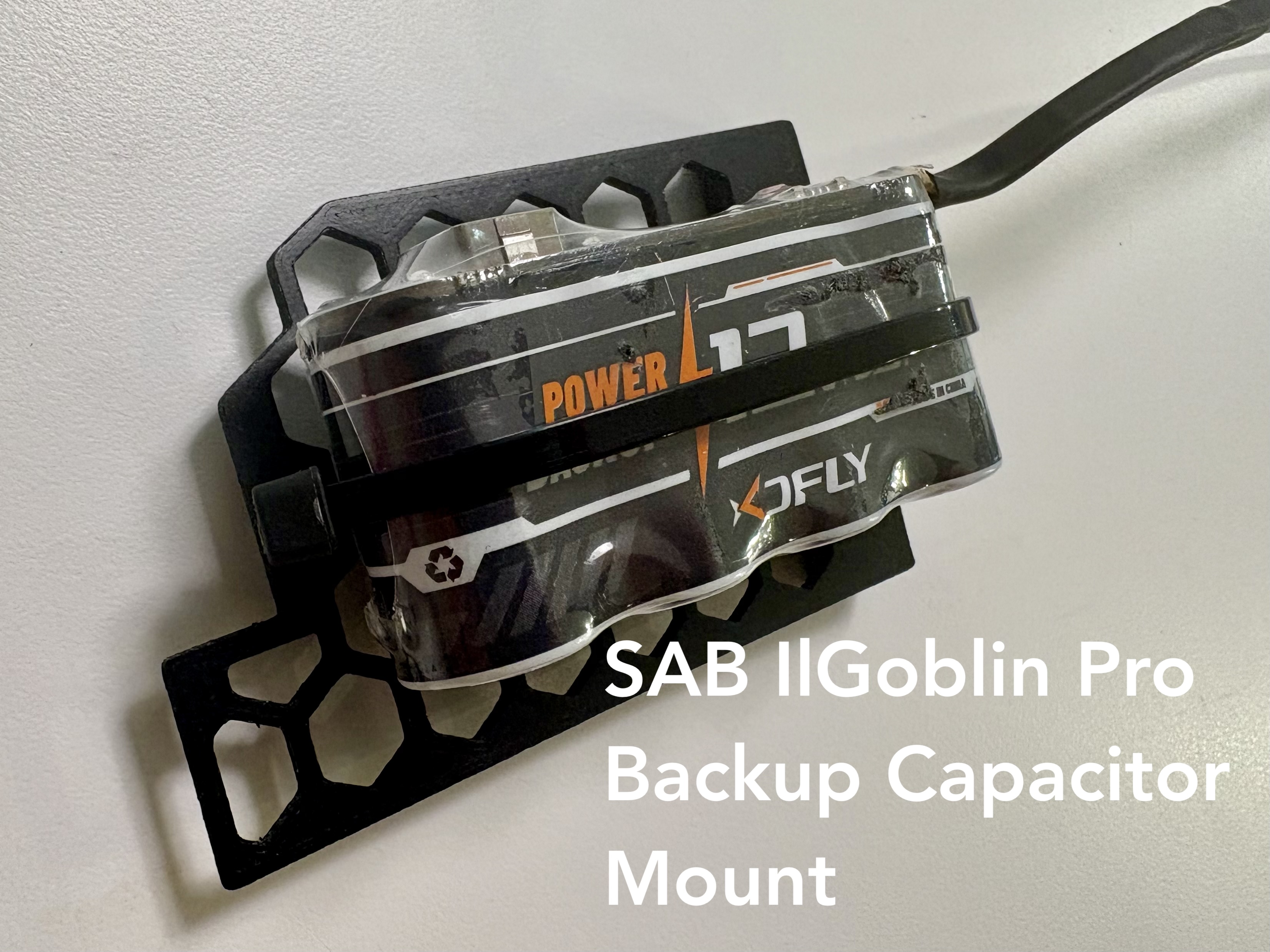 SAB IlGoblin Pro Backup Capacitor/Buffer Pack Mount (Remix)