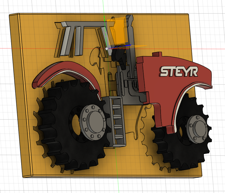 Tractor Puzzle Steyr 3D-Puzzle