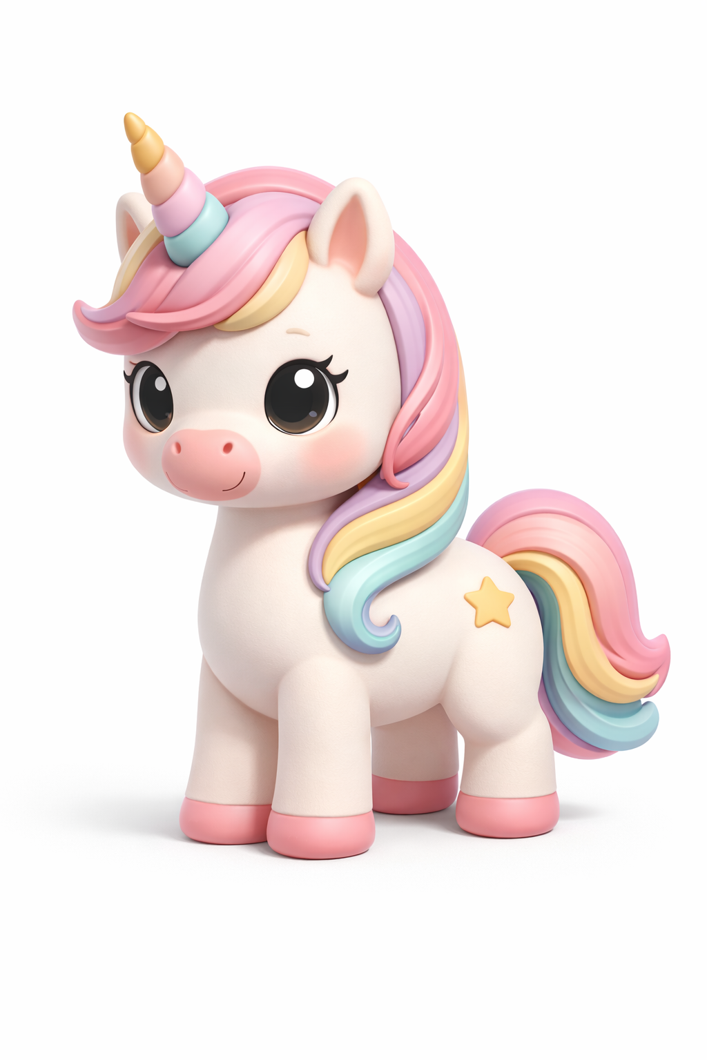 Cute Unicorn 3D model