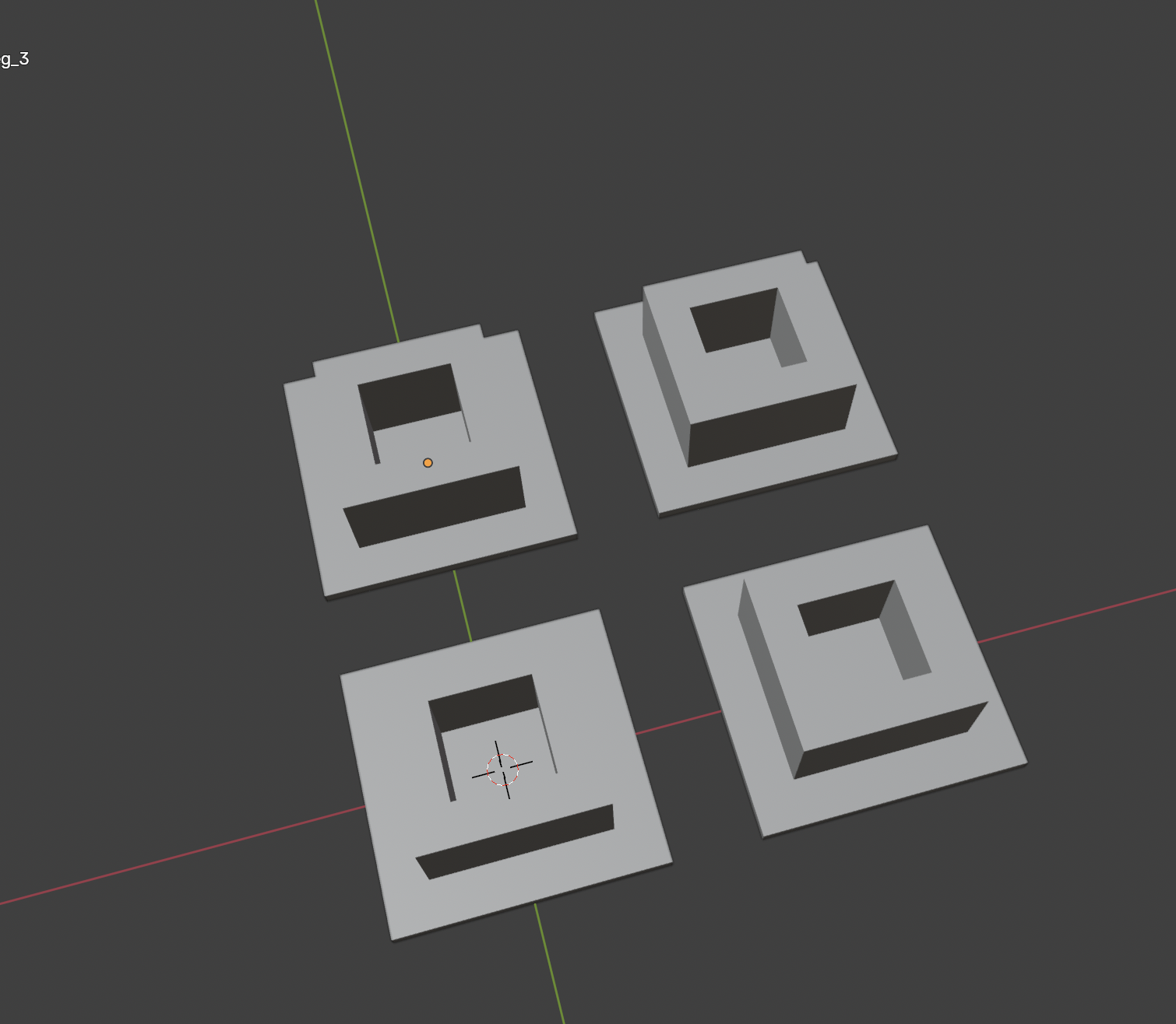 Square Table Foot Pegs - Floor Protectors for Metal Tables