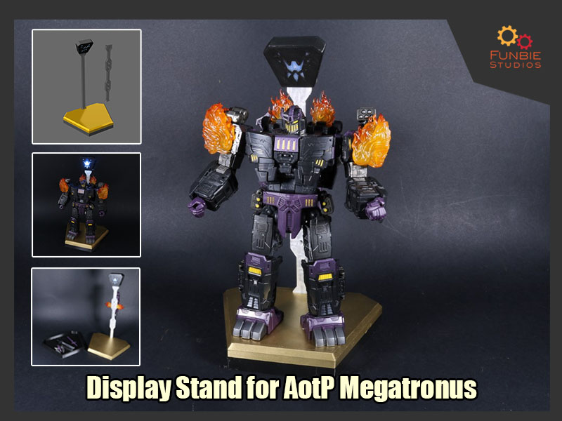 Display Stand for Transformers Age of the Primes Megatronus