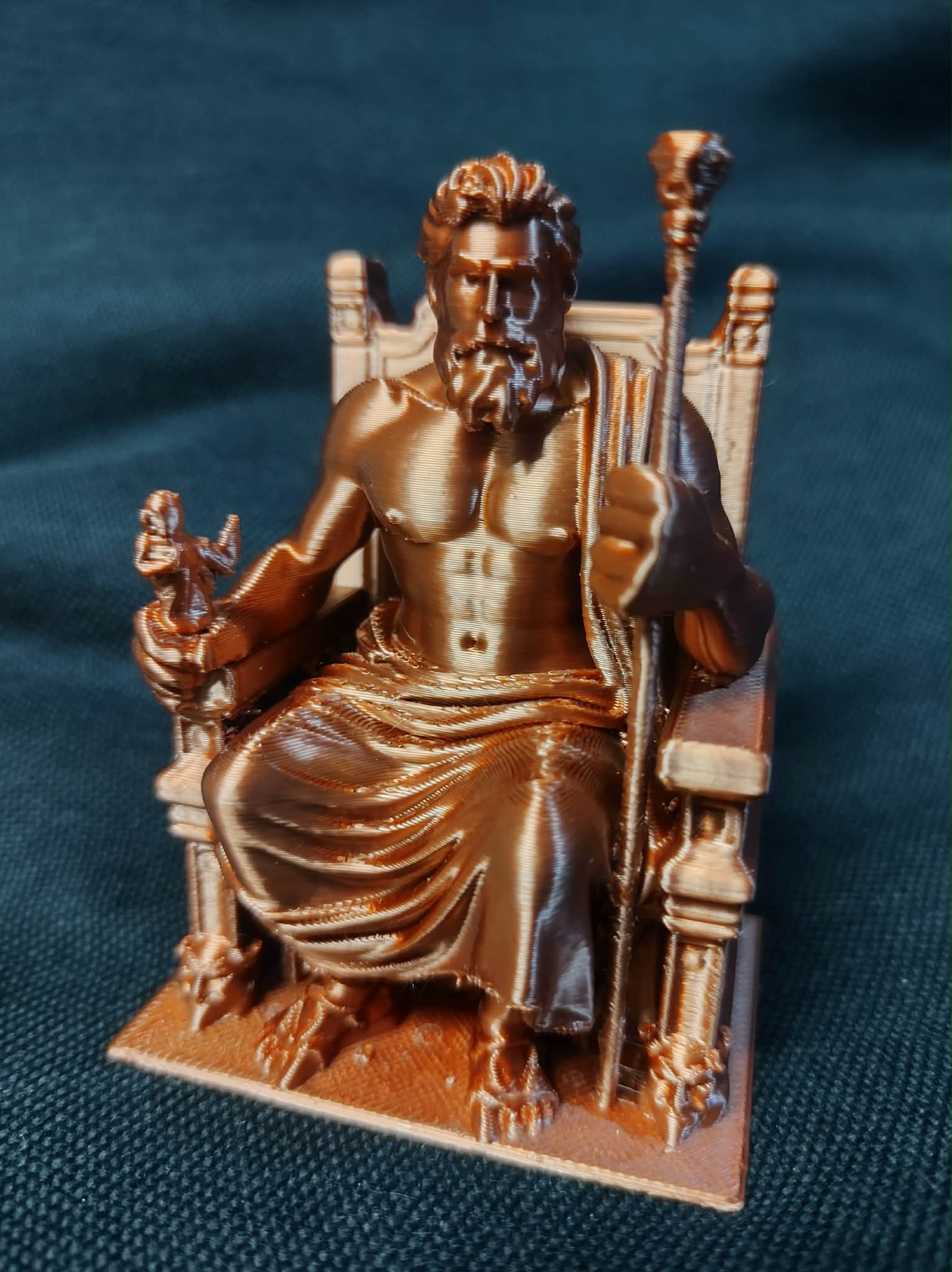 Zeus the Sky father Thunder King Statue Figurine