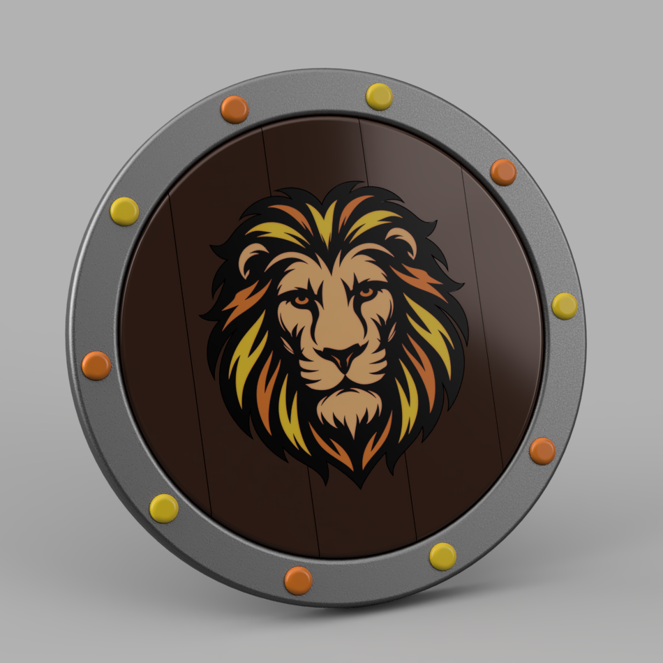 Shield Planks - Lion Crest