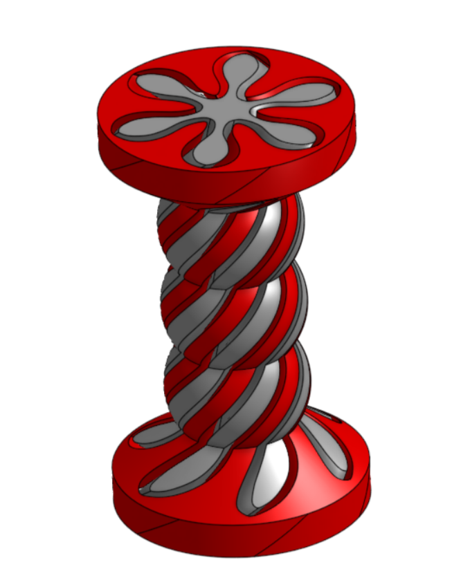 Stacked Sphere Spiral Fidget