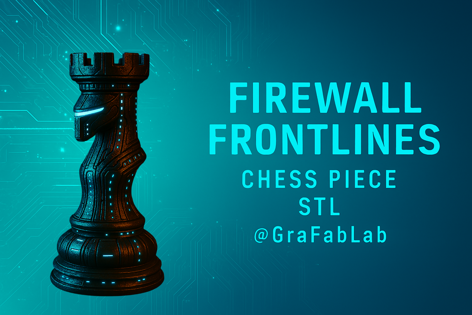 Firewall Frontlines "Rook" - chess piece