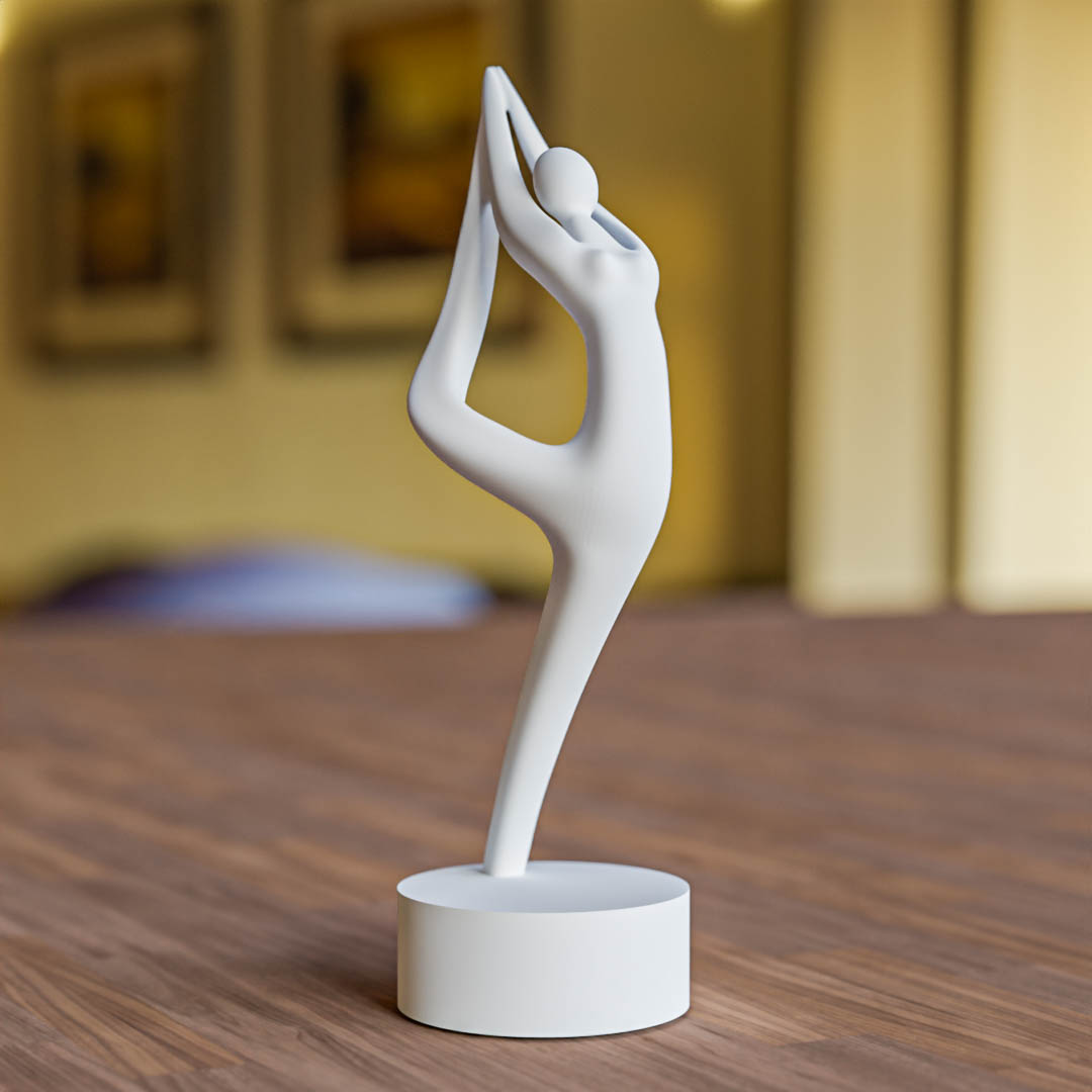 Woman dancer sculpture
