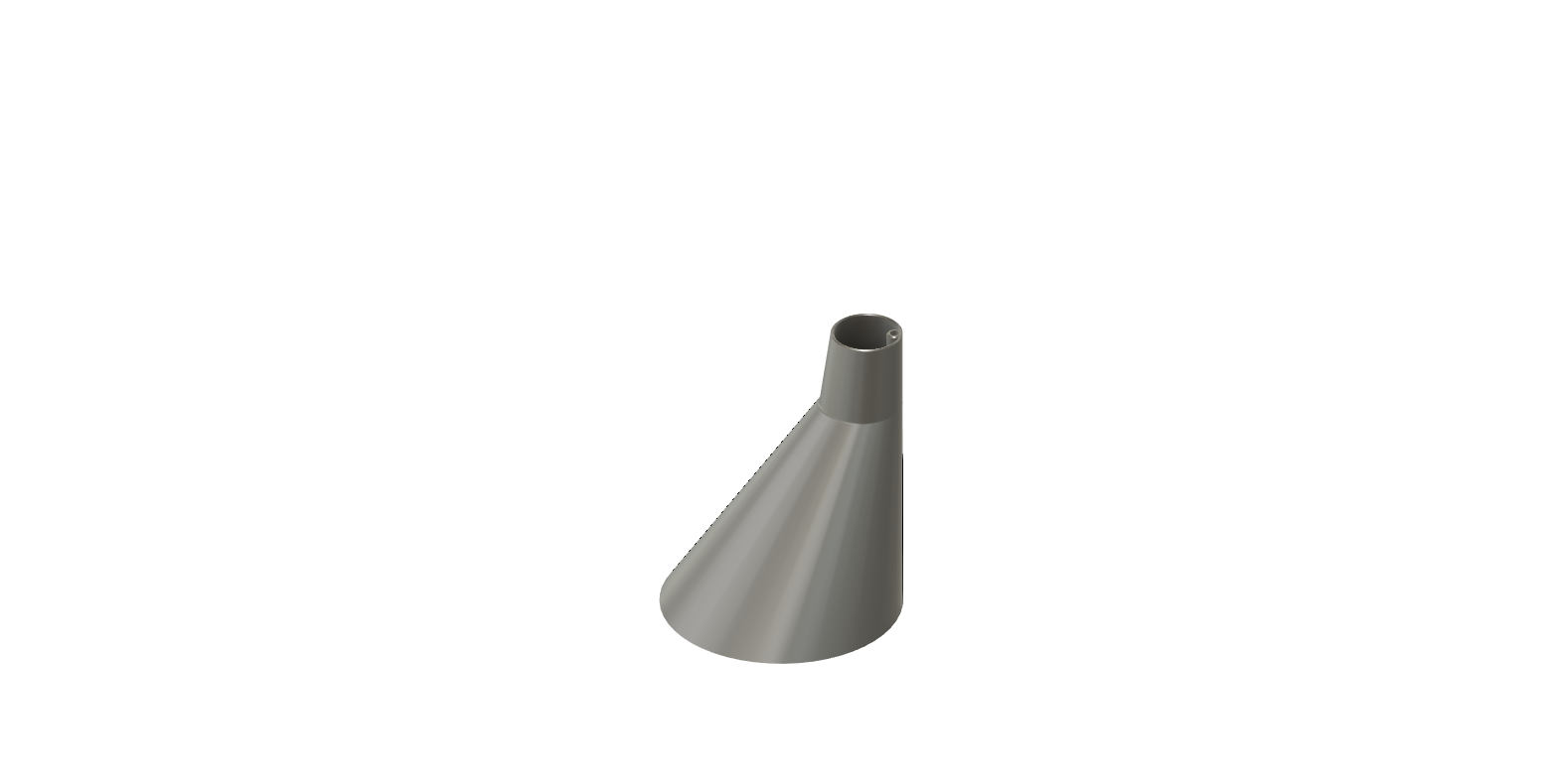 Miniatura 2 do modelo 3D Vented offset funnel
