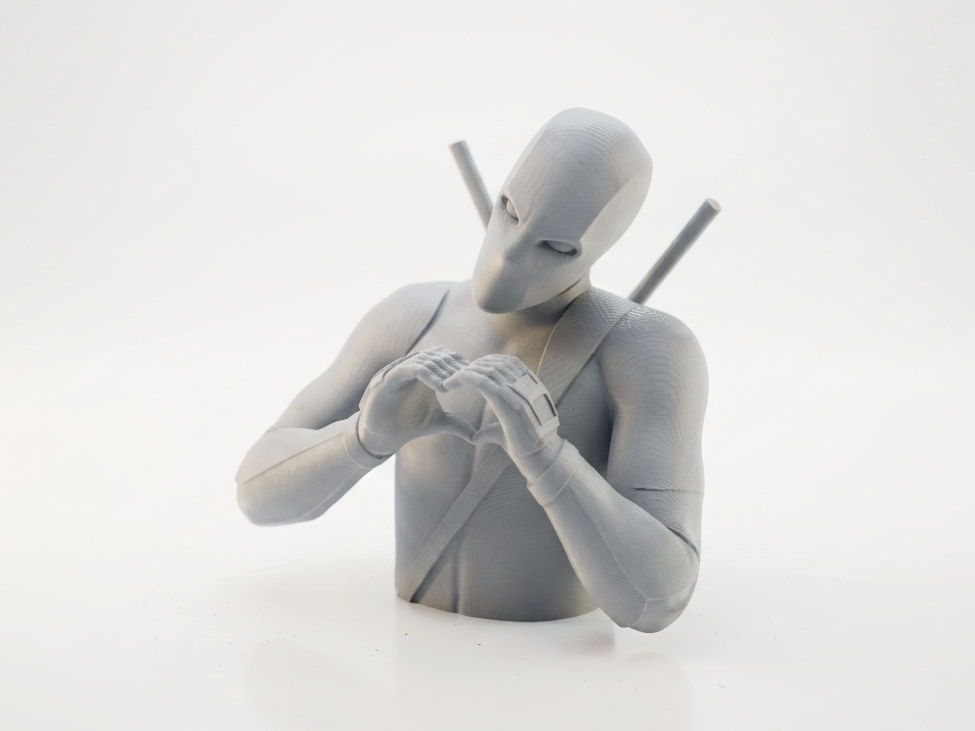 Deadpool Heart Gesture Figurine Marvel 3D Printable