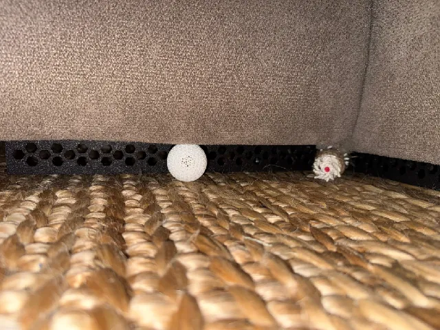 Under-Sofa Cat Toy Blocker (L-Shape)