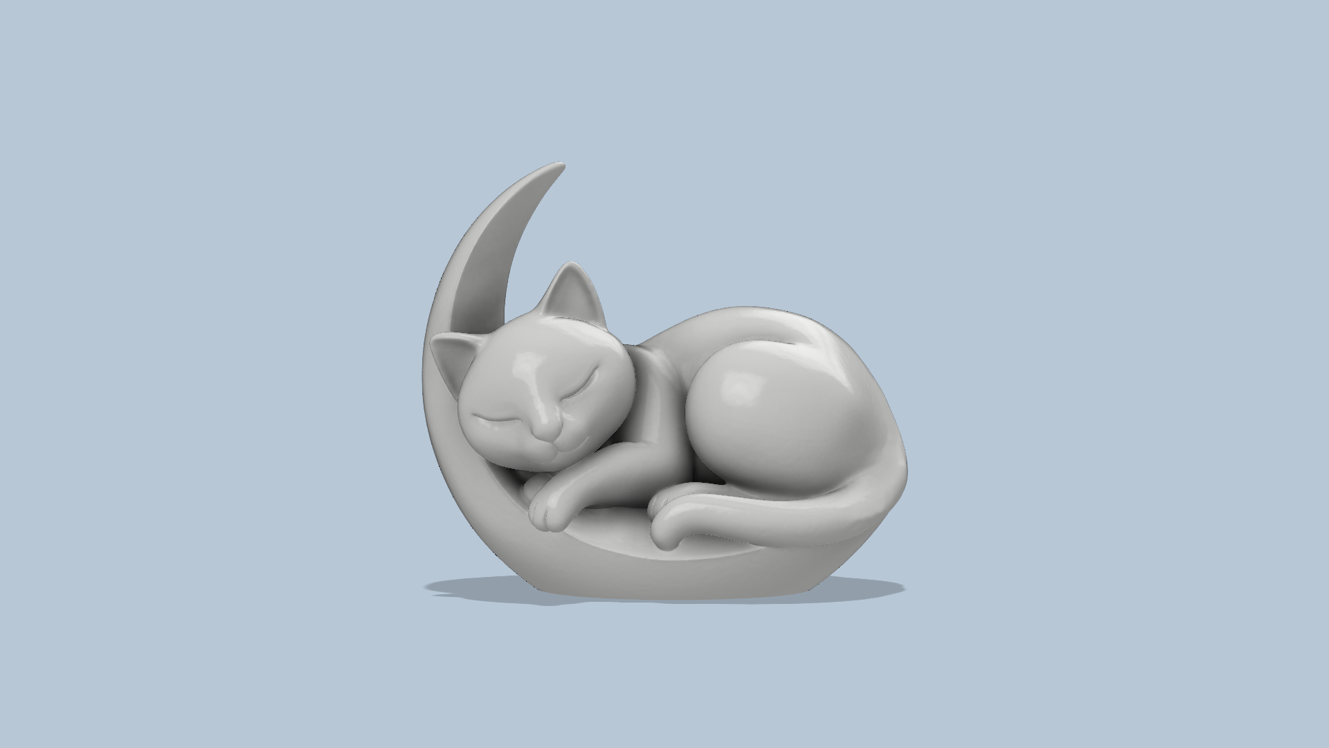 Moon Cat Sleeping