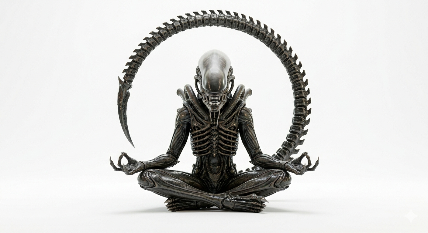 Alien Xenomorph in Lotus