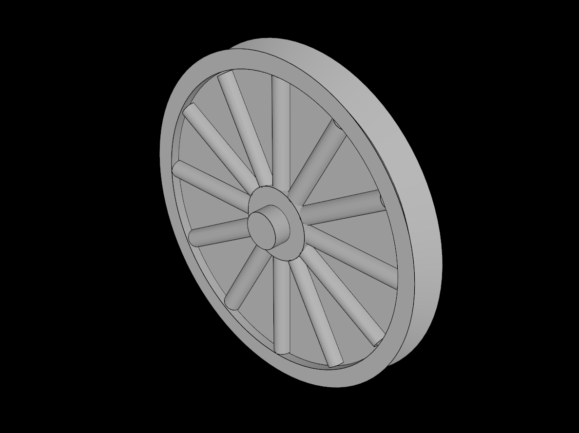 Lego Compatible (4720.dat) Wheel Minifig Bicycle