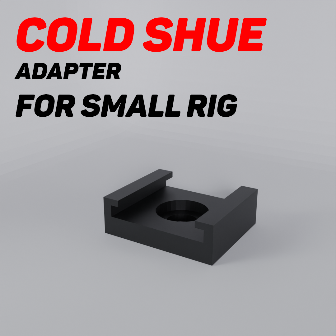 Cold Shoe to SmallRig 1/4" Adapter
