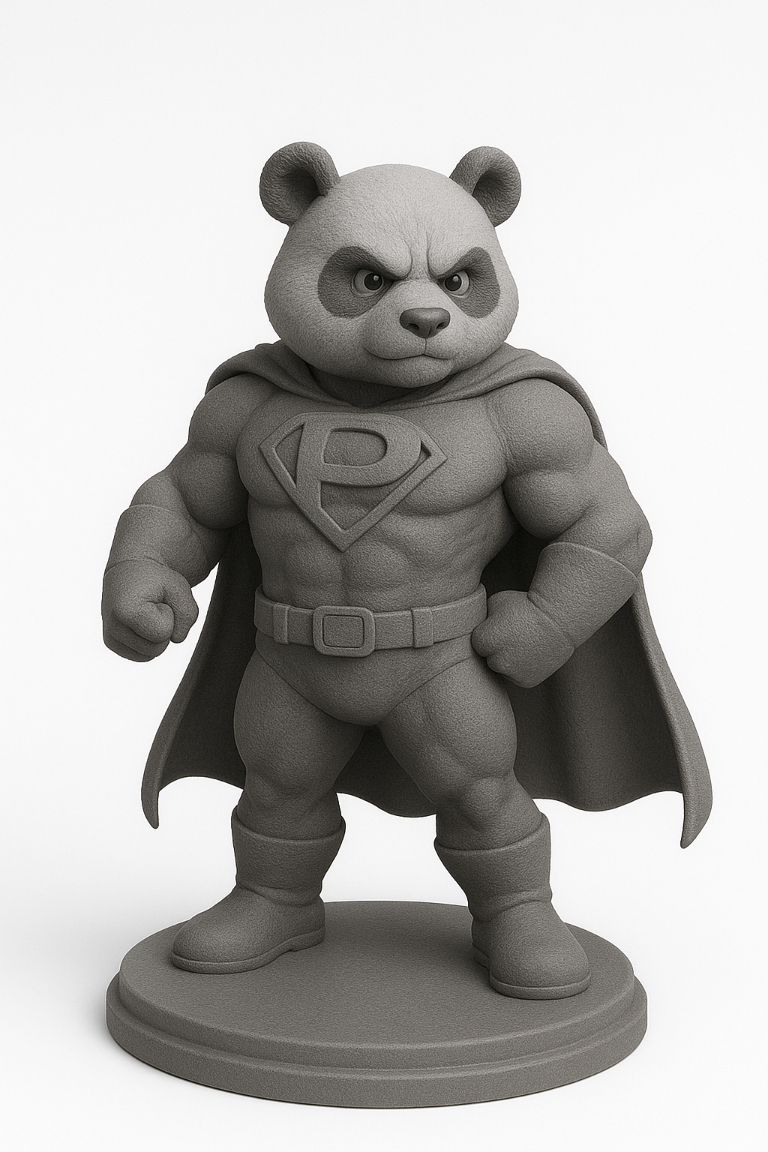 Panda superhero