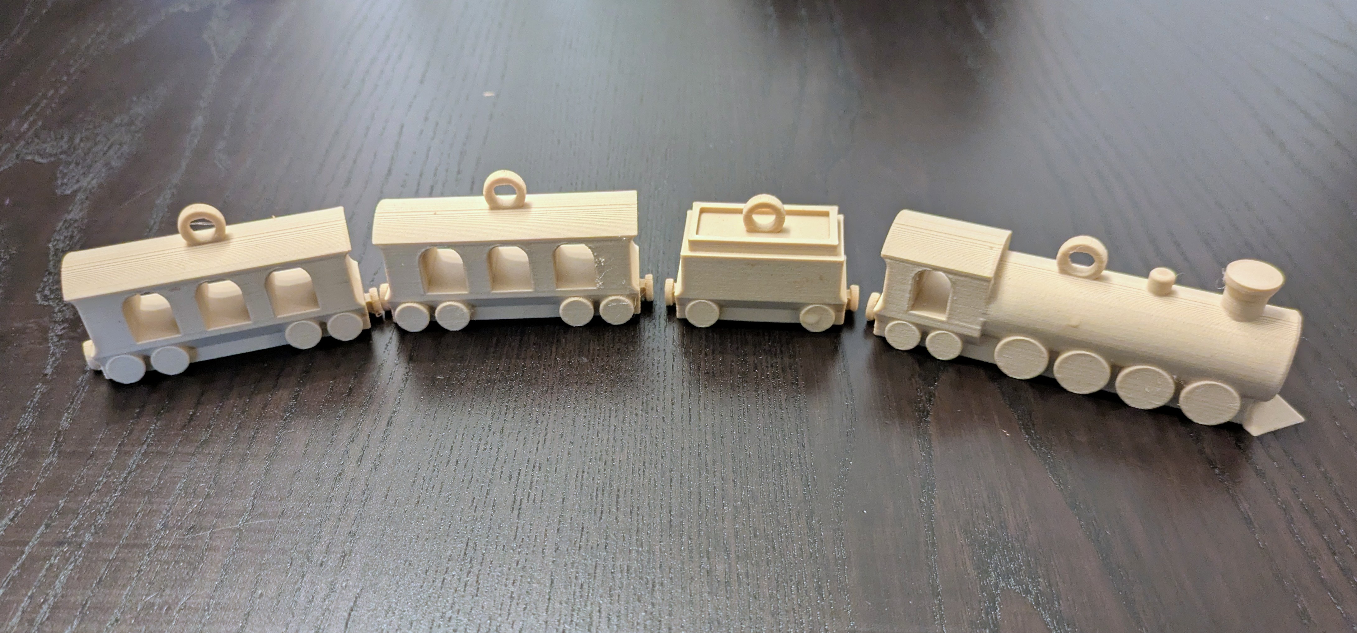 Train Christmas Tree Ornament V1
