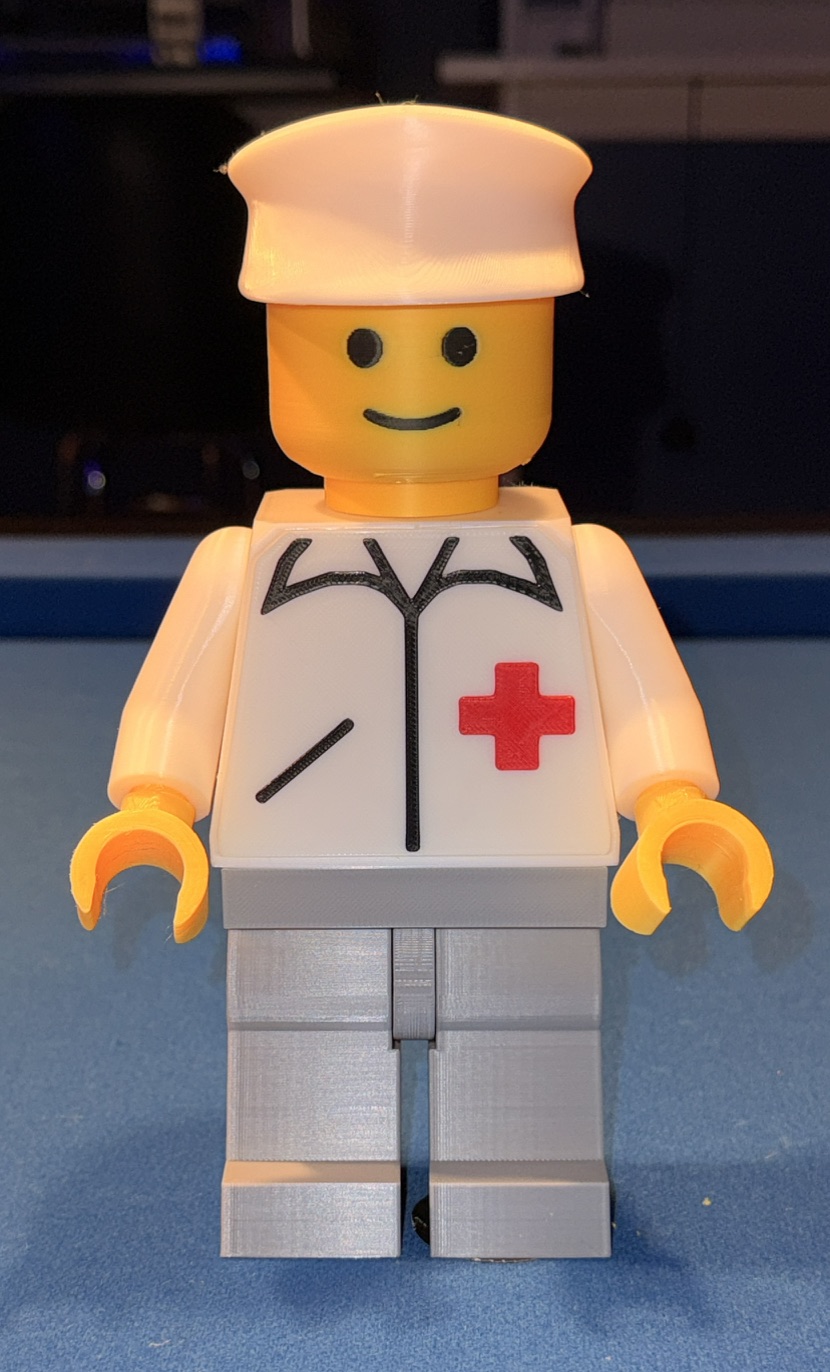 Classic Town - Doctor MegaFigure (5:1 Scale) 3D model