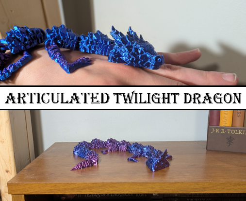Articulated Twilight Dragon 3D model