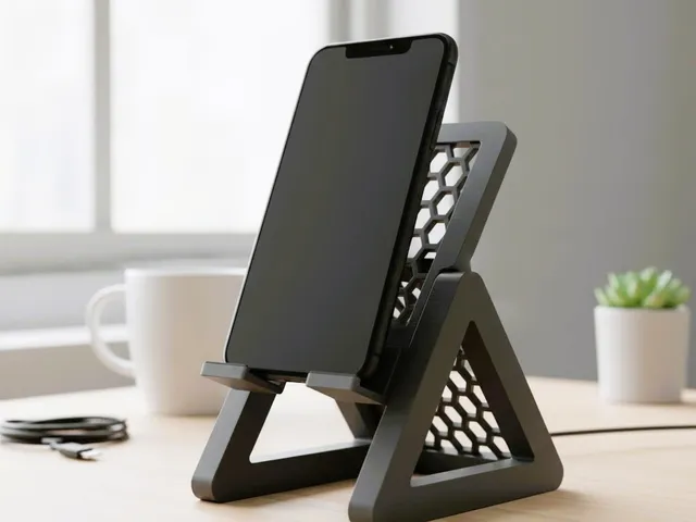 Minimalist Phone Holder - Triangular Honeycomb