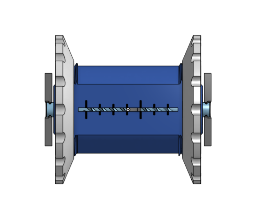 Universal Integrated Auto-Rewind Spool Hub / Holder