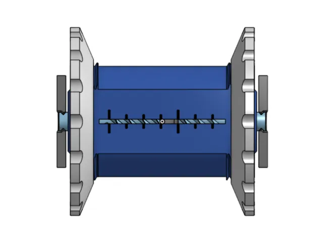 Universal Integrated Auto-Rewind Spool Hub / Holder