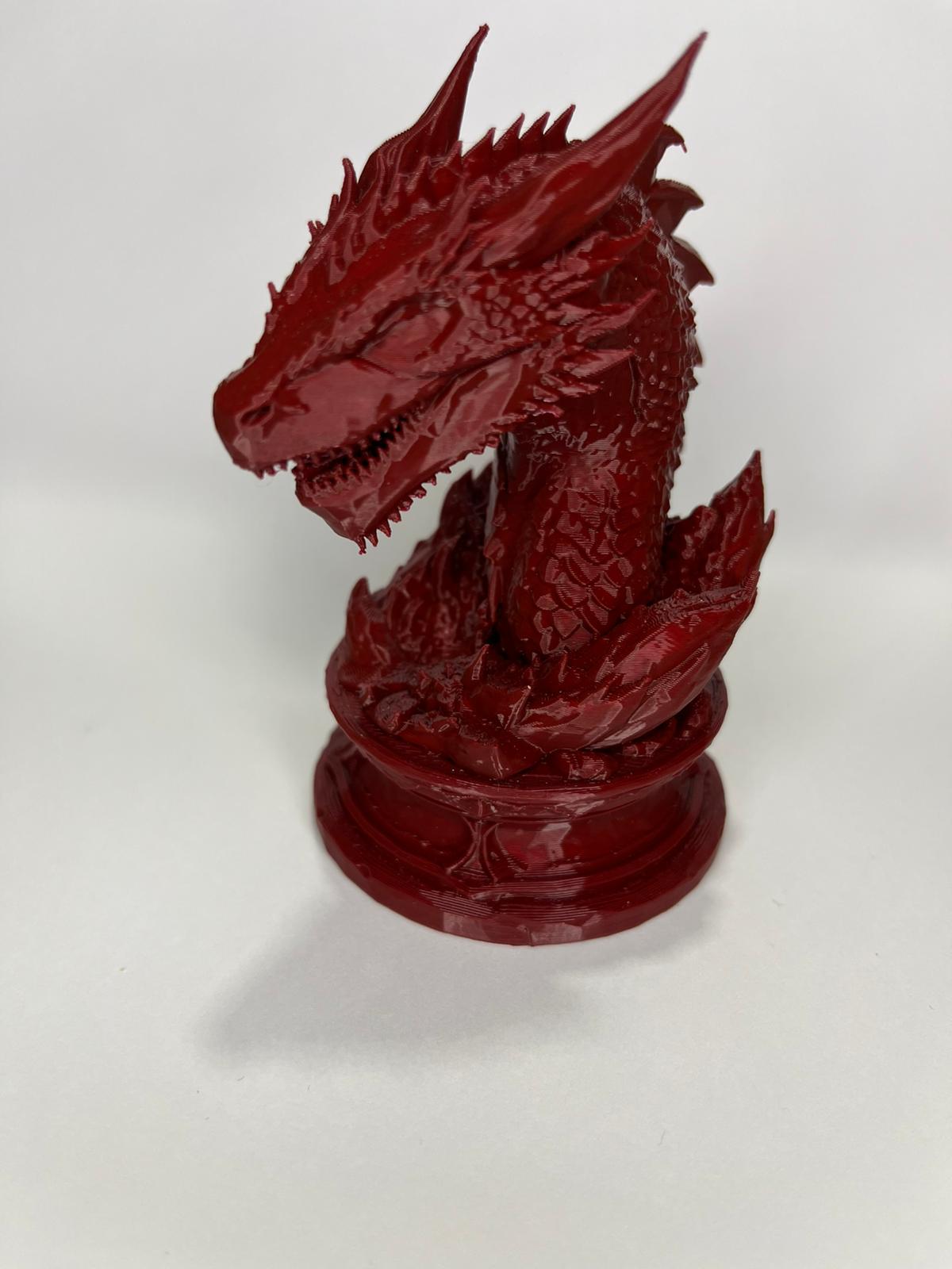 Emberscale Dragon Bust – Fantasy STL Model