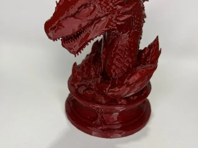 Emberscale Dragon Bust – Fantasy STL Model