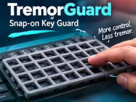 Tremor Guard: Snap on Key guard