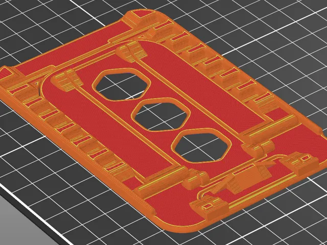 Foldable Phone Stand REMIX (Bottom pulling tab + Bottom reinforcement)