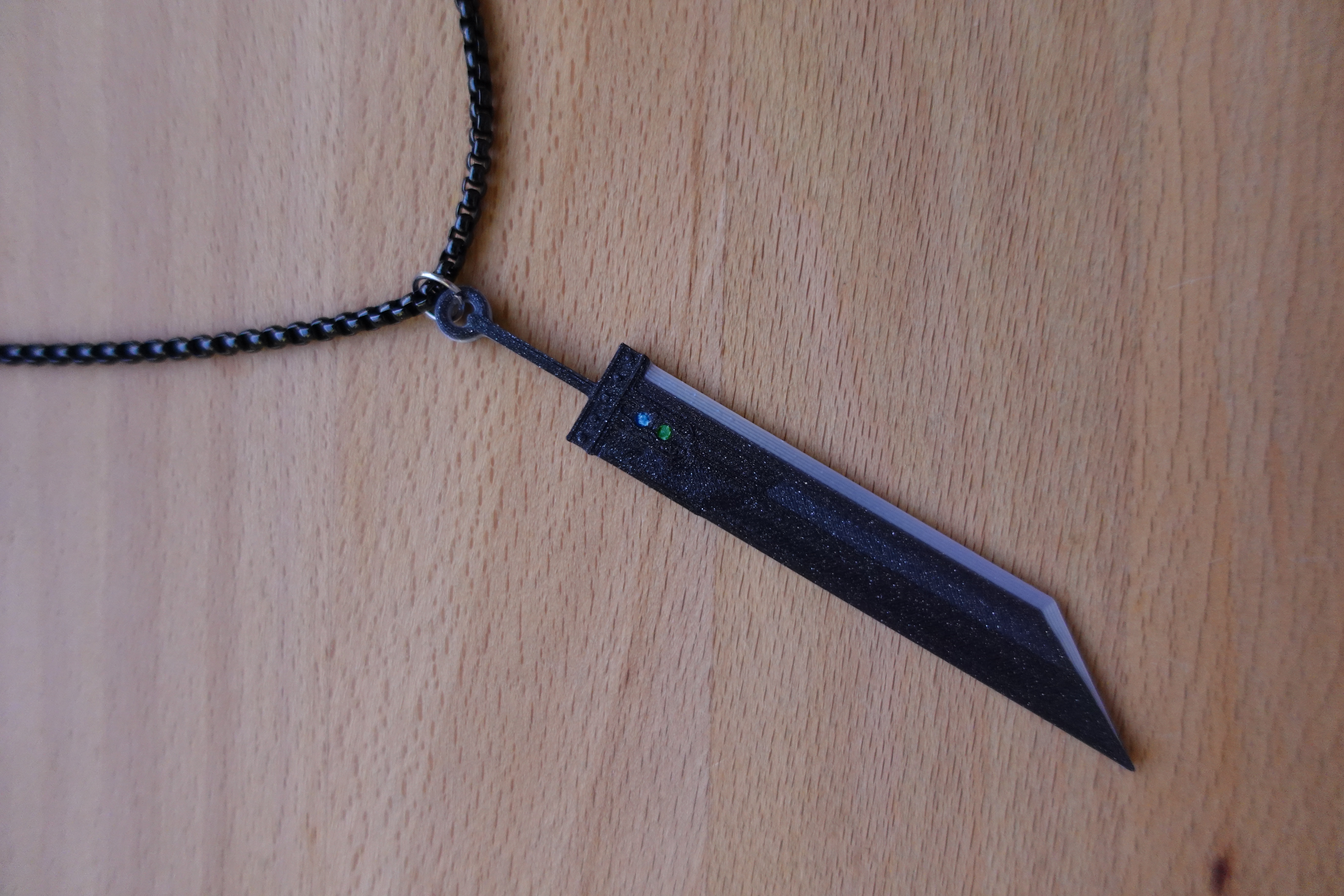 Final Fantasy VII - Buster Sword pendant [2-color, gluing required]