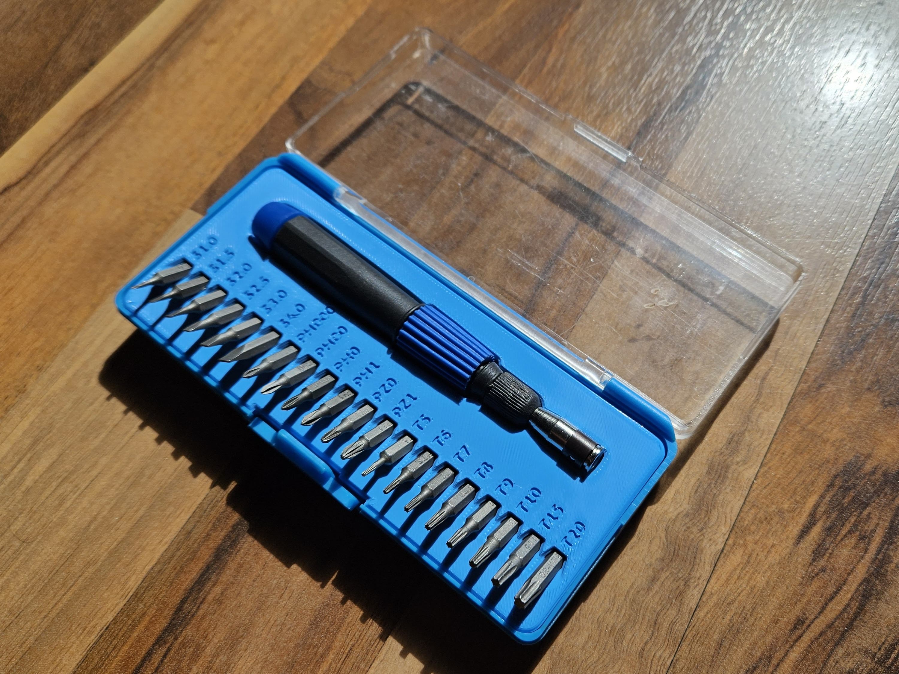 Mini screwdriver precision bit set insert