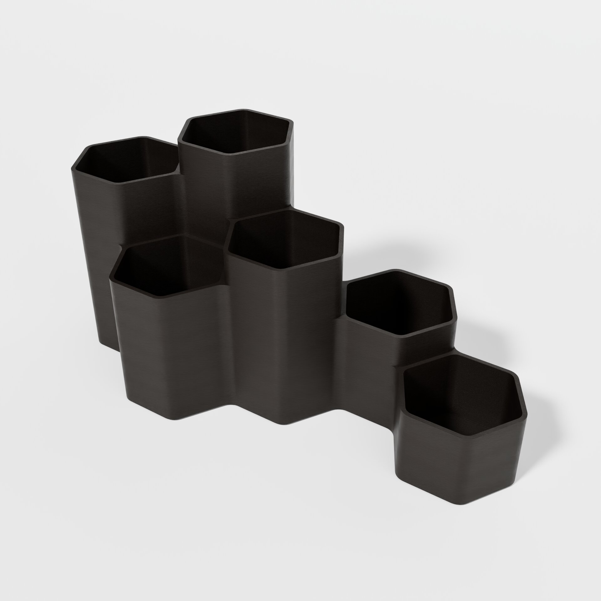 Hexagonal cascade pencil holder 09 — miniatura 6