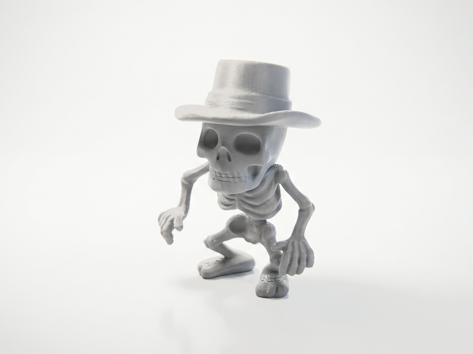 Skeleton In Hat Fantasy Figurine 3D Printable