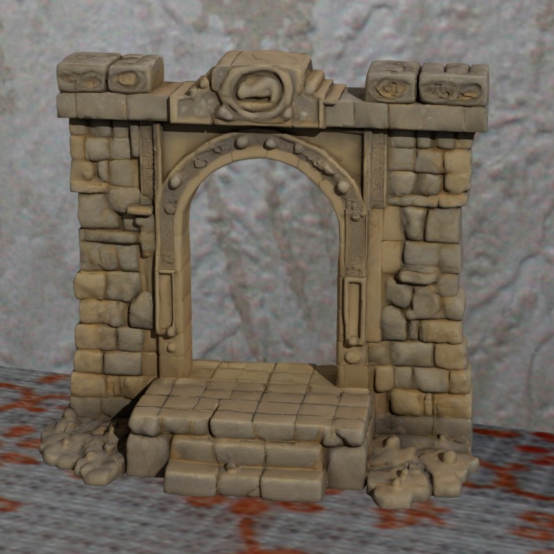 DND Wargame Terrain Portal FDM (NoSupport*)