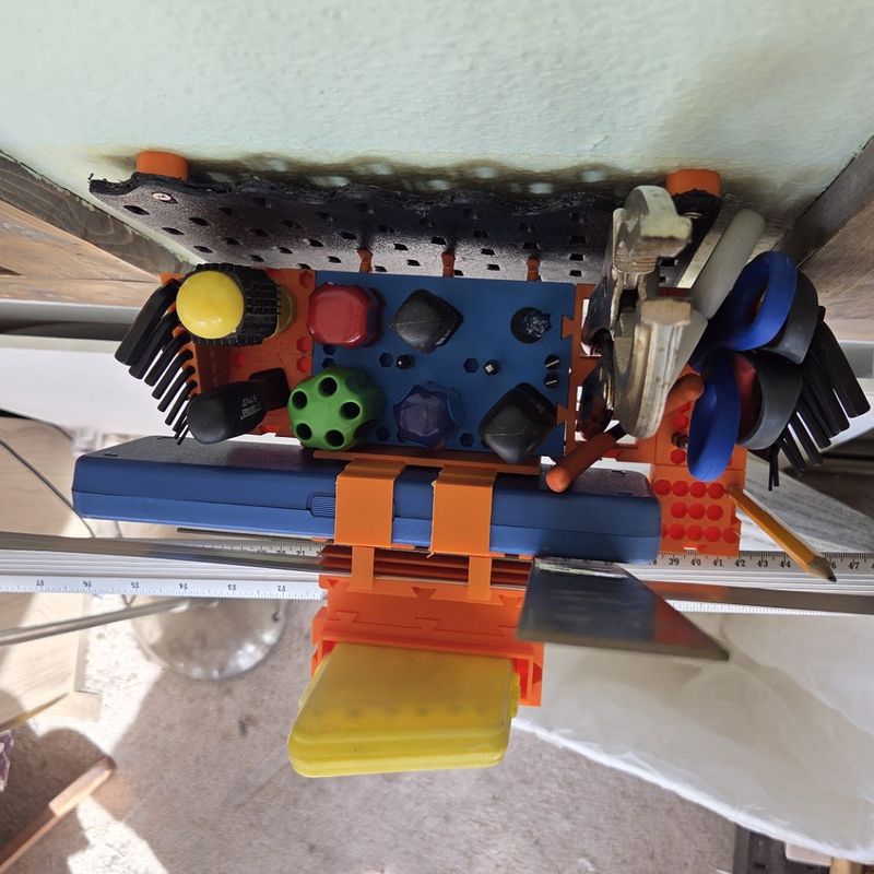 Transportable all in one modular Skadis and 1/4 peg board wall tool ...